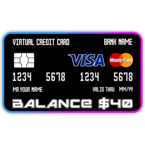 $40 Balance Virtual Credit Card