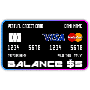 $5 Balance Virtual Credit Card